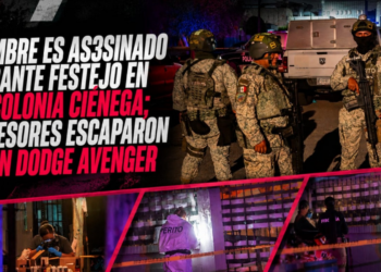 Hombre es asesinado durante festejo en la colonia Ciénega; agresores escaparon en un Dodge Avenger