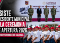 Asiste presidente municipal a la ceremonia de apertura del 2/o. Escalón 2026 del Servicio Militar Nacional