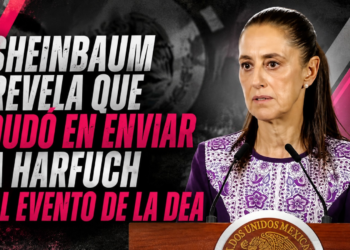 Sheinbaum revela que dudó en enviar a Harfuch al evento de la DEA