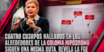 Cuatro cuerpos hallados en los alrededores de la colonia Hipódromo siguen una misma ruta, revela la FGE