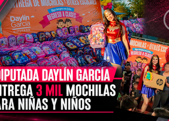 Diputada Daylín García entrega 3 mil mochilas para niñas y niños