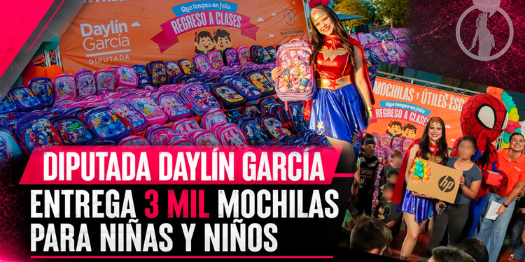 Diputada Daylín García entrega 3 mil mochilas para niñas y niños