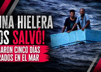 ¡Una hielera los salvó! Pasaron cinco días varados en el mar