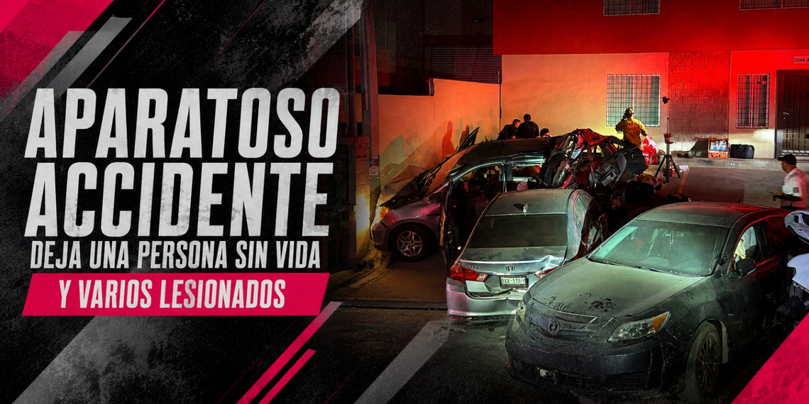 Aparatoso accidente deja una persona sin vida y varios lesionados