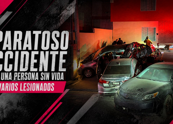 Aparatoso accidente deja una persona sin vida y varios lesionados