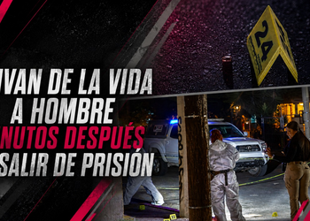 Matan a hombre minutos después de salir de prisión