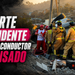 Fuerte accidente deja a conductor prensado tras volcadura de revolvedora