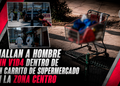 Hallan a hombre sin vida dentro de un carrito de supermercado en la Zona Centro