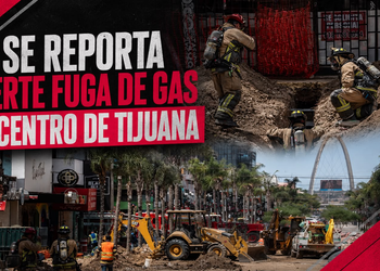 Se registra fuga de gas en Zona Centro de Tijuana