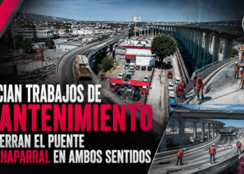Inician trabajos de mantenimiento y cierran el Puente El Chaparral en ambos sentidos