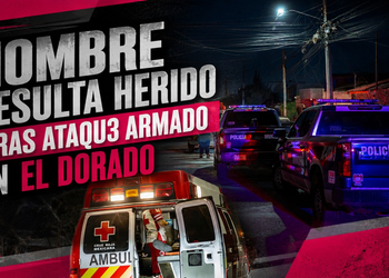 Hombre resulta herido tras ataque armado en El Dorado