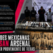 Autoridades mexicanas decomisan arsenal de alto poder proveniente de Texas