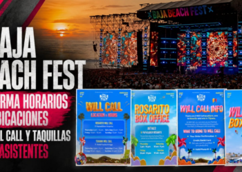 Baja Beach Fest informa horarios y ubicaciones de Will Call y taquillas para asistentes