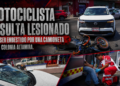 Motociclista resulta lesionado tras ser embestido por una camioneta en la colonia Altamira
