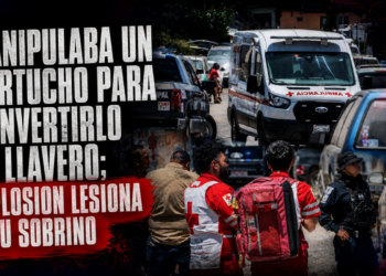 Manipulaba un cartucho para convertirlo en llavero; explosión lesiona a su sobrino
