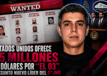 Estados unidos ofrece 25 millones de dólares por “El O3” presunto nuevo líder del CJNG