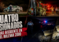 Cuatro lesionados tras accidente en el bulevar 2000