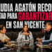 Claudia Agatón reconoce voluntad para garantizar agua en San Vicente
