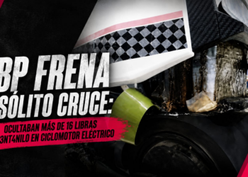 CBP frena insólito cruce: ocultaban más de 16 libras de fentanilo en ciclomotor eléctrico