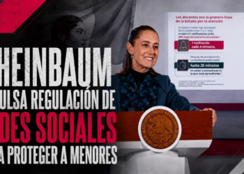 Sheinbaum impulsa regulación de redes sociales para proteger a menores