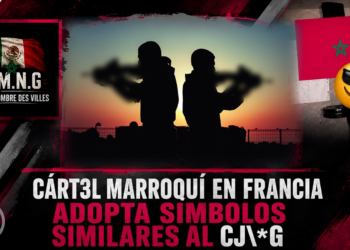 Cartel marroquí en Francia adopta símbolos similares al CJNG