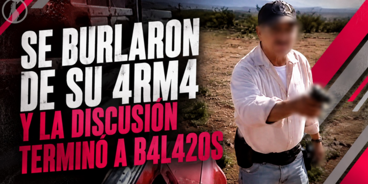 Se burlaron de su arma y la discusión terminó a balazos