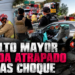 Adulto mayor queda atrapado tras aparatoso choque en el bulevar Salvador Rosas Magallón