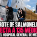 Brote de salmonella afecta a 135 médicos en el Hospital General de México