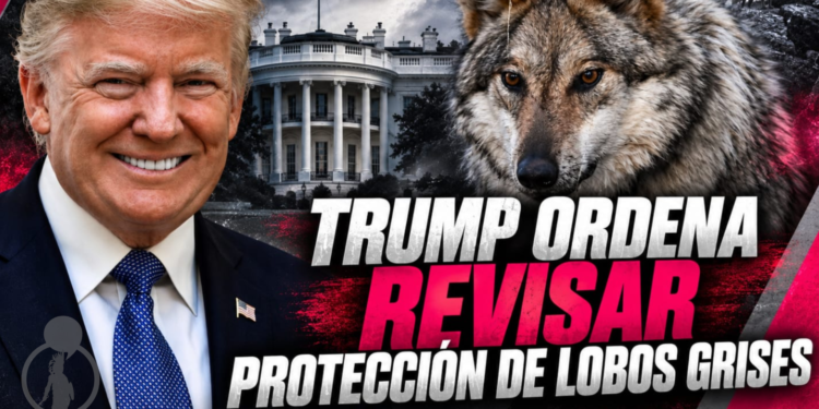 Trump ordena revisar protección de lobos grises