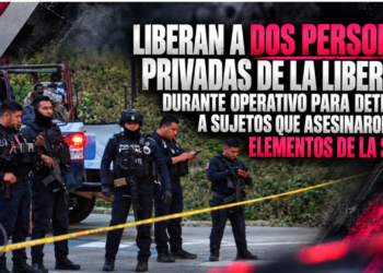 Liberan a dos personas privadas de la libertad durante operativo para detener a sujetos que asesinaron a elementos de la SSPC