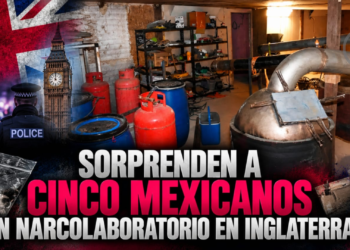 Sorprenden a cinco mexicanos en narcolaboratorio en Inglaterra