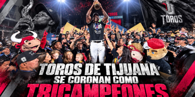 Toros de Tijuana se coronan como Tricampeones