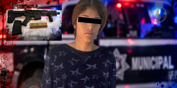 Municipales detienen a joven con un fusil en Playas de Tijuana