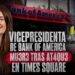 Vicepresidenta de Bank of America muere tras ataque en Times Square