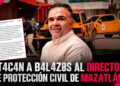 Atacan a balazos al director de protección civil de Mazatlán