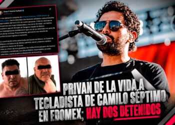Privan de la vida a tecladista de Camilo Séptimo en Edomex; hay dos detenidos