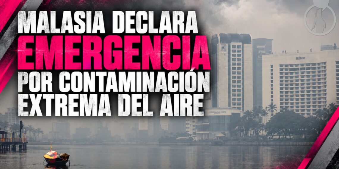 Malasia declara emergencia por contaminación extrema del aire