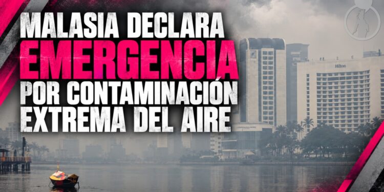 Malasia declara emergencia por contaminación extrema del aire