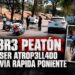 Muere peatón tras ser atropellado en la Vía Rápida Poniente