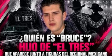 ¿Quién es “Bruce”? Hijo de “El Tres” que aparece junto a figuras del regional mexicano