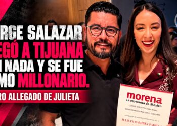 Jorge Salazar llegó a Tijuana sin nada y se fue como millonario otro allegado de Julieta