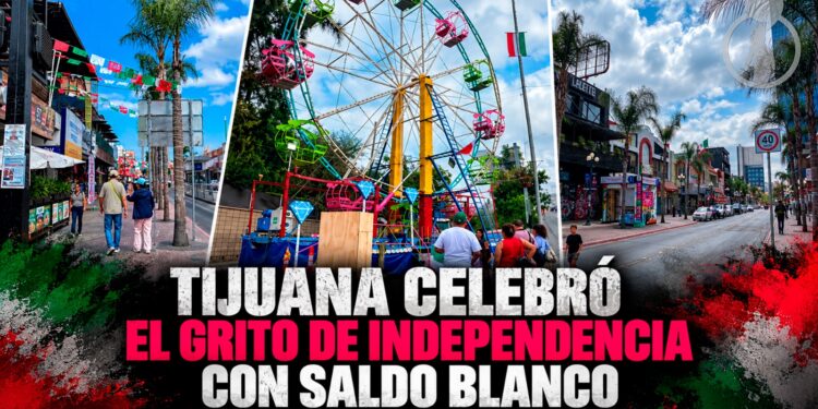 Tijuana celebró el Grito de Independencia con miles de personas y saldo blanco
