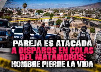 Pareja es a tacada a disparos en Colas del Matamoros; hombre pierde la vida