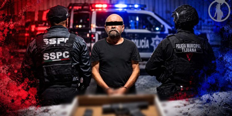 Cae abuelito bélico con arma de fuego en Playas de Tijuana