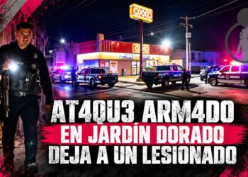 Ataque armado en Jardín Dorado deja a un lesionado; detienen a presunto responsable
