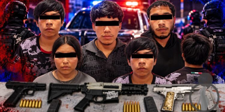 Unidad Táctica de Tijuana atora a un grupo armado; uno de ellos es menor de edad