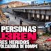 Dos personas mueren y tres heridos deja la volcadura de dompe en la carretera Tijuana-Tecate