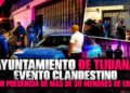 Suspende XXV Ayuntamiento de Tijuana evento clandestino con presencia de más de 30 menores de edad