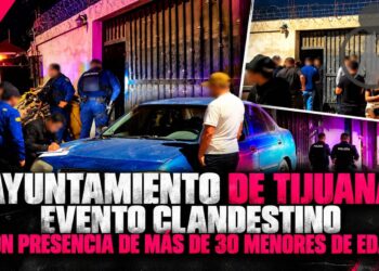 Suspende XXV Ayuntamiento de Tijuana evento clandestino con presencia de más de 30 menores de edad