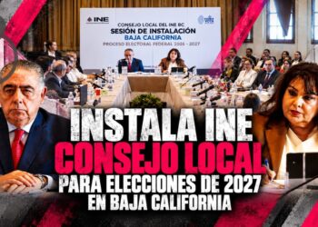 Instala INE Consejo Local para elecciones de 2027 en Baja California